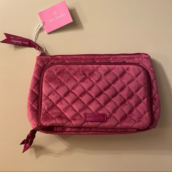 “VERA BRADLEY” Velvet Cosmetic Travel Organizer - Picture 7 of 11